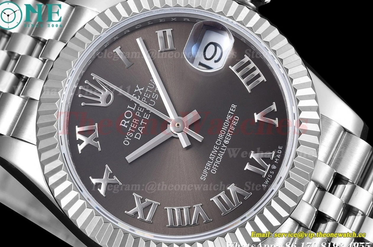 ladies Datejust A2671 SS WF Grey Rmn 31mm SS 0225